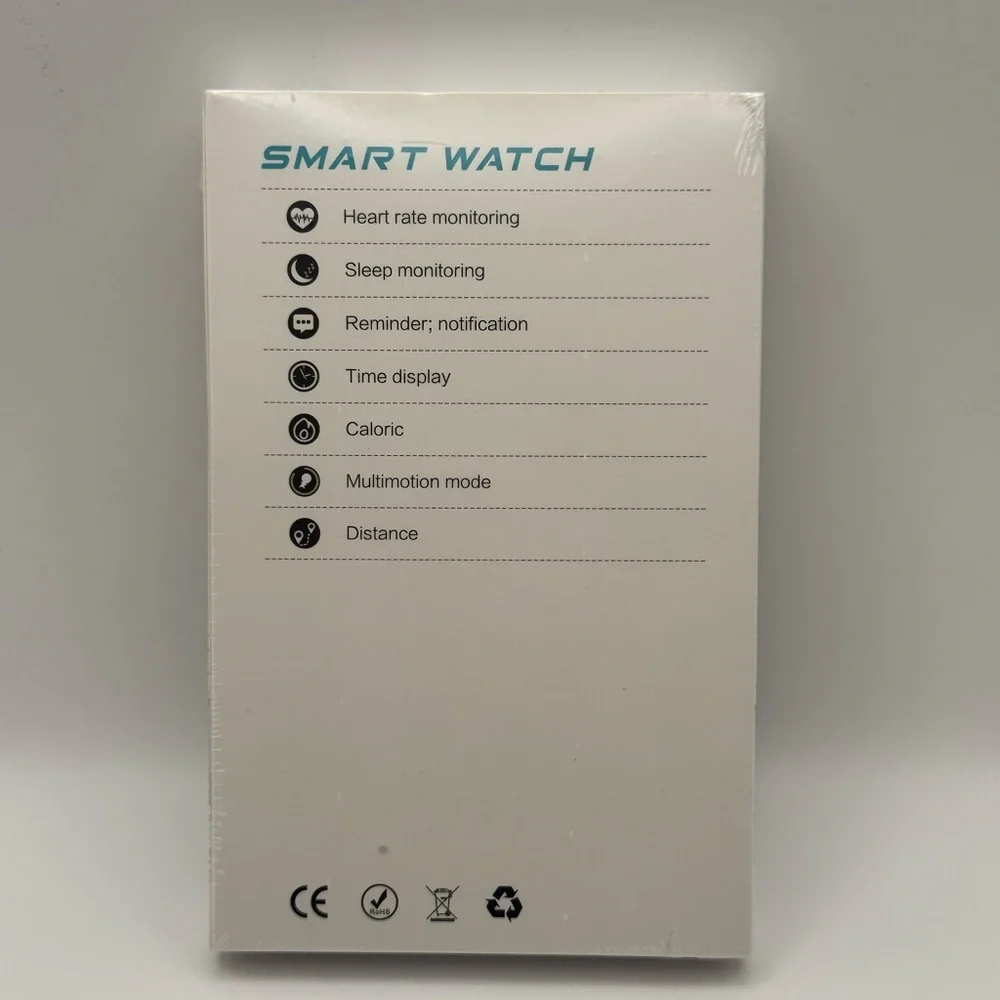 Smartwatch Sports Health Companion - Black